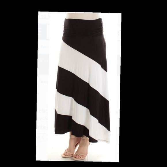 I.N.C Black & White Covertible Dress/ skirt - Picture 3 of 5